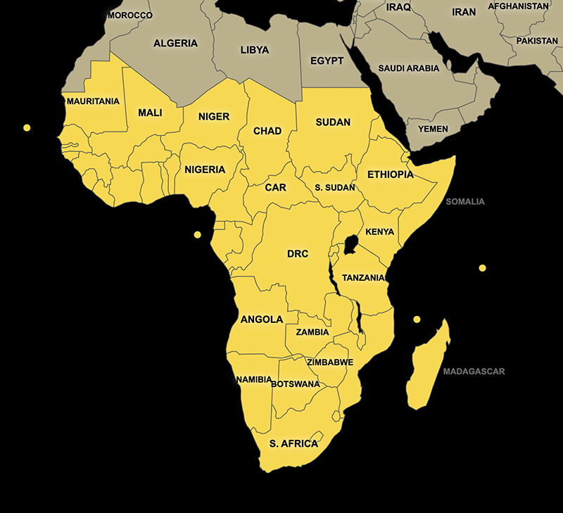 Map of Africa