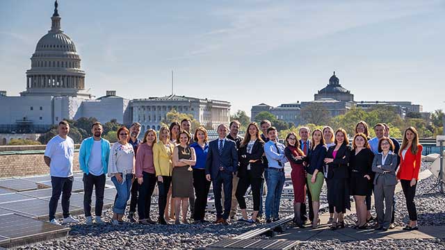 A photo of the VOA Ukrainian staff.