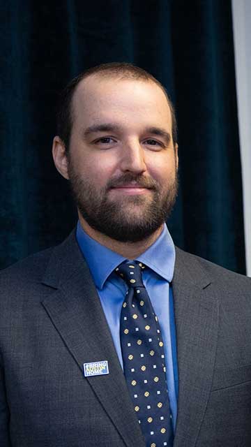 Portrait of Clayton Weimers.