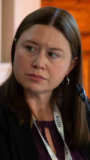 Portrait of Nadine Hoffman.
